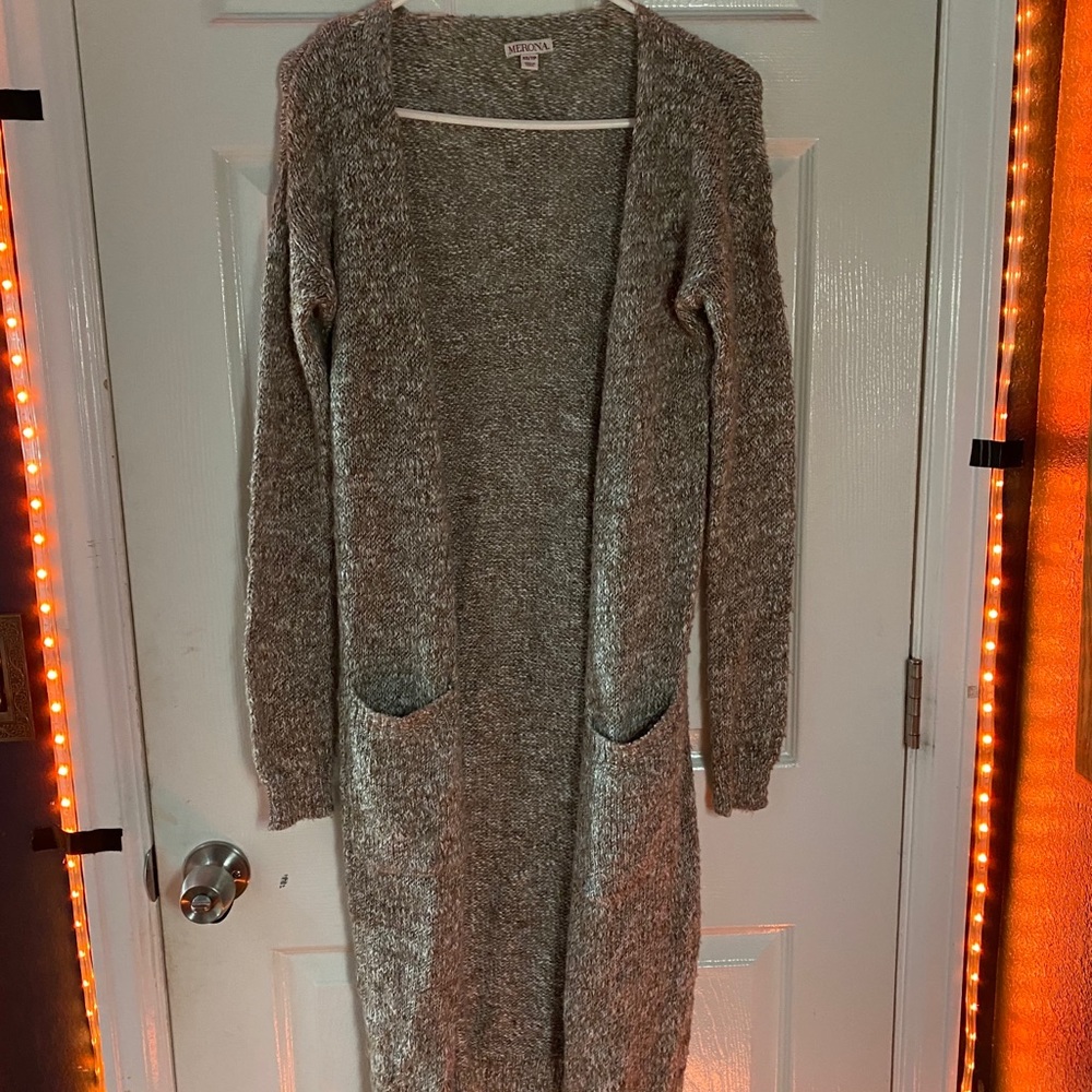 Tan/Brown Marbled Caridgan